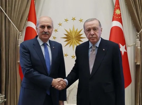 Cumhurbaşkanı Erdoğan, TBMM Başkanı Kurtulmuş’u kabul etti!
